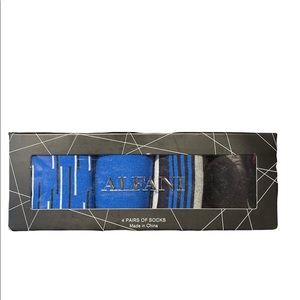 4 Pack Men’s Alfani Casual dress socks multicolor